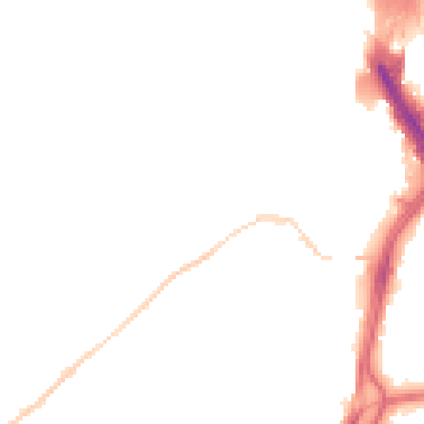 Night-time road noise heatmap for DN4 0BH