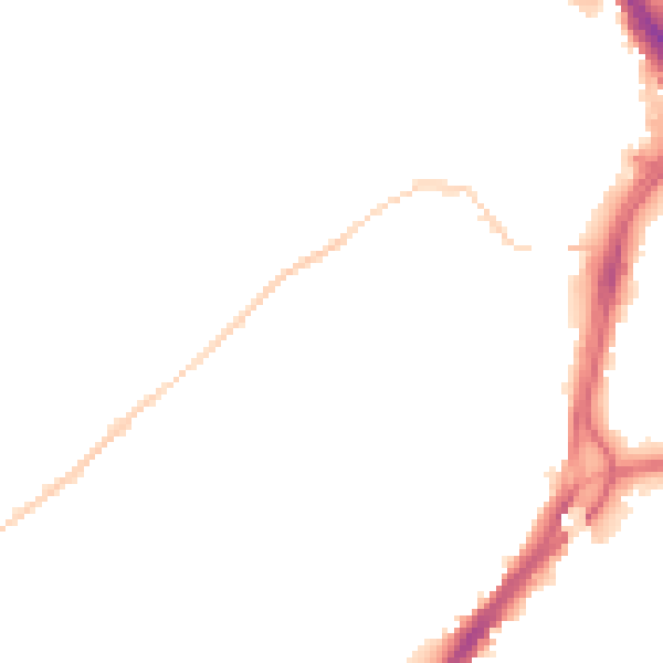 Night-time road noise heatmap for DN4 0BJ