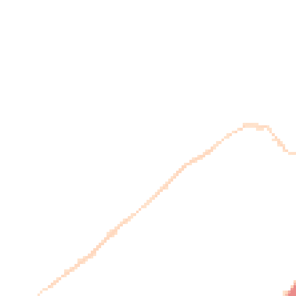 Night-time road noise heatmap for DN4 0BS