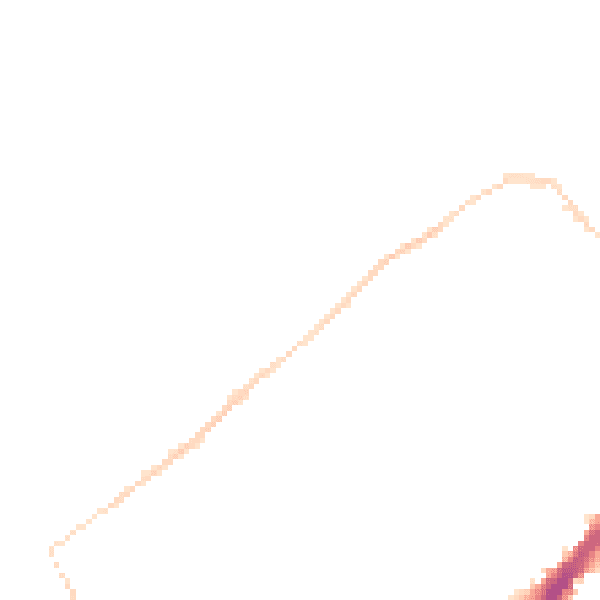 Night-time road noise heatmap for DN4 0DF