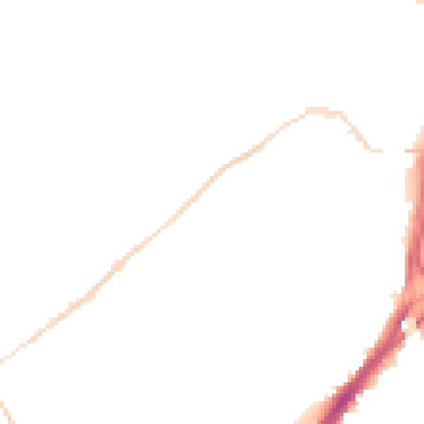 Night-time road noise heatmap for DN4 0EF