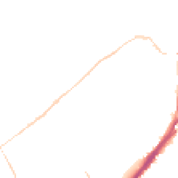 Night-time road noise heatmap for DN4 0EJ