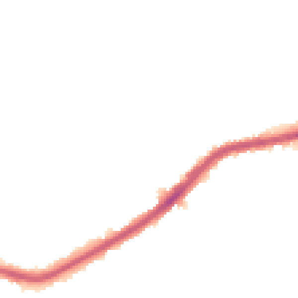 Night-time road noise heatmap for DN4 0TD