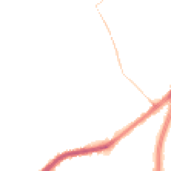 Night-time road noise heatmap for DN4 0XE