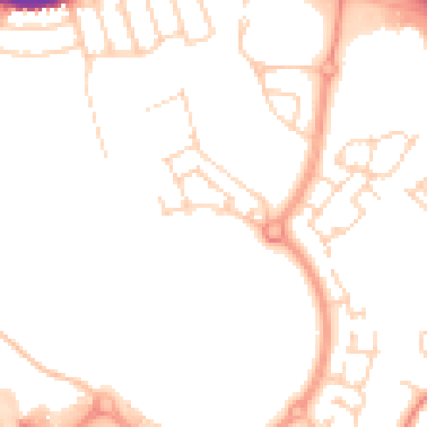 Daytime road noise heatmap for DN4 5NQ