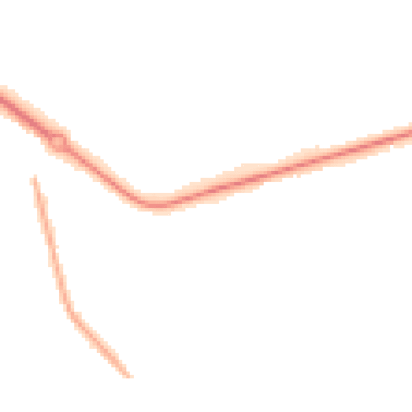 Night-time road noise heatmap for DN4 6PA