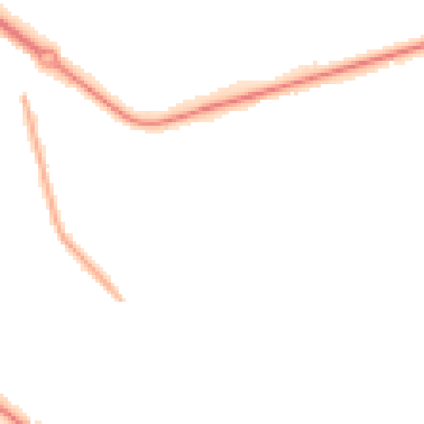 Night-time road noise heatmap for DN4 6QP