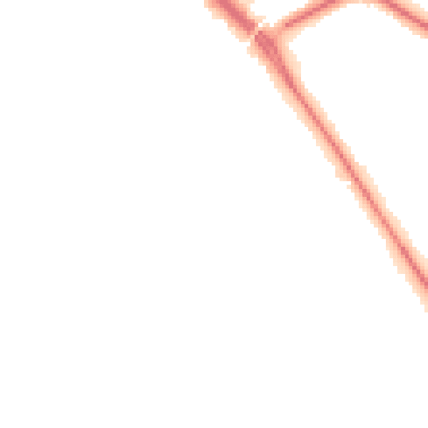 Night-time road noise heatmap for DN4 7BB