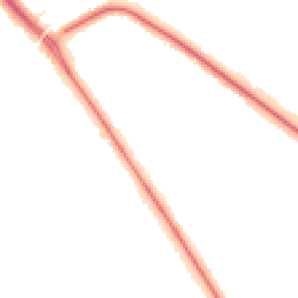 Night-time road noise heatmap for DN4 7FU