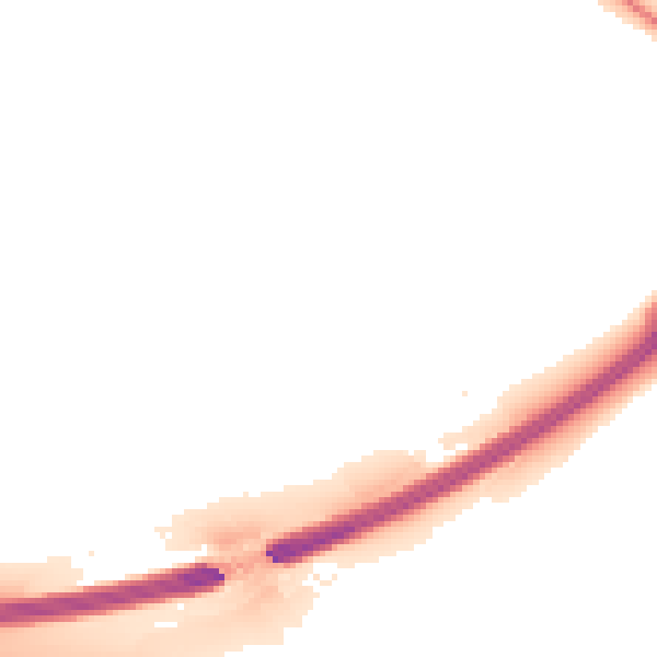 Night-time road noise heatmap for DN4 7FY