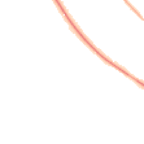 Night-time road noise heatmap for DN4 7HN