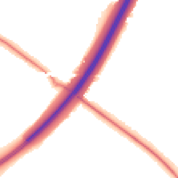 Night-time road noise heatmap for DN4 7ND