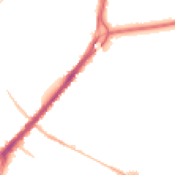 Night-time road noise heatmap for DN4 8AG