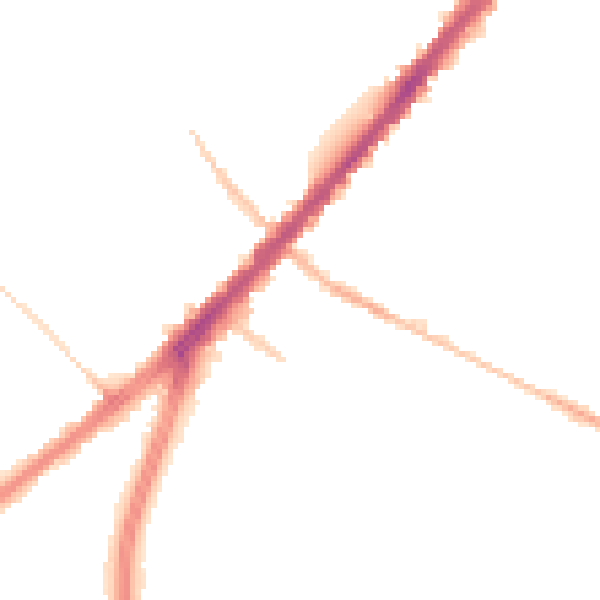 Night-time road noise heatmap for DN4 8BY