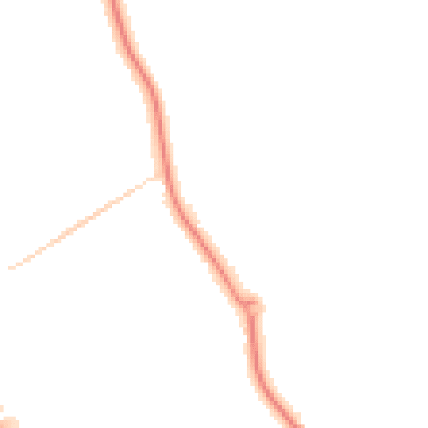 Night-time road noise heatmap for DN4 8FH