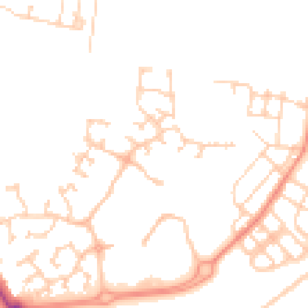 Daytime road noise heatmap for DN4 8GB