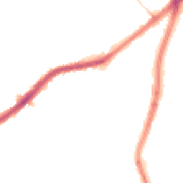 Night-time road noise heatmap for DN4 8PQ
