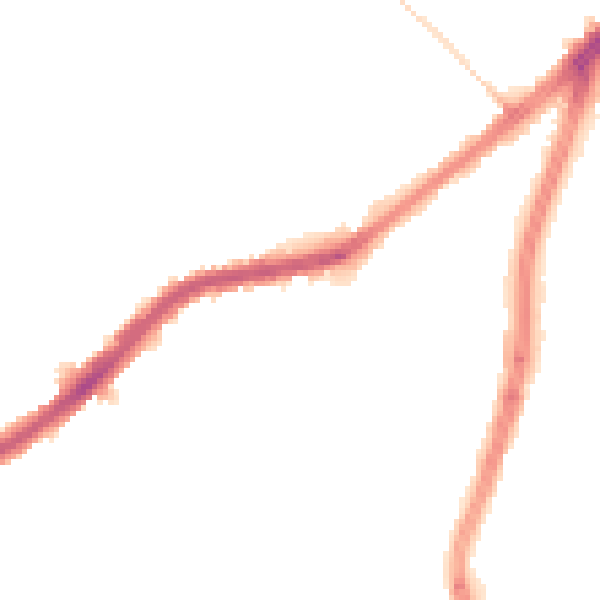 Night-time road noise heatmap for DN4 8RF