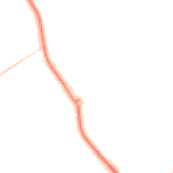 Night-time road noise heatmap for DN4 8SH