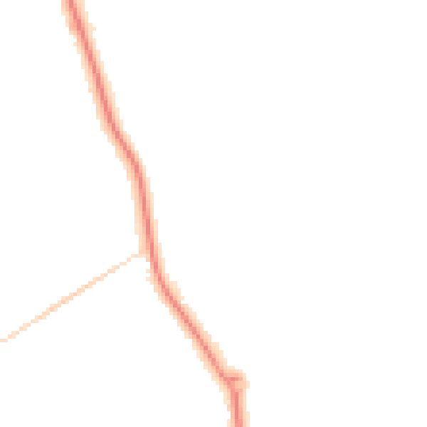 Night-time road noise heatmap for DN4 8TJ