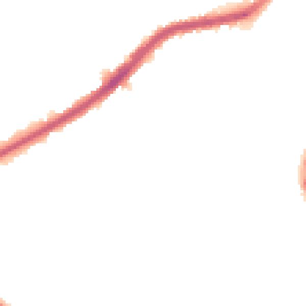 Night-time road noise heatmap for DN4 9BF