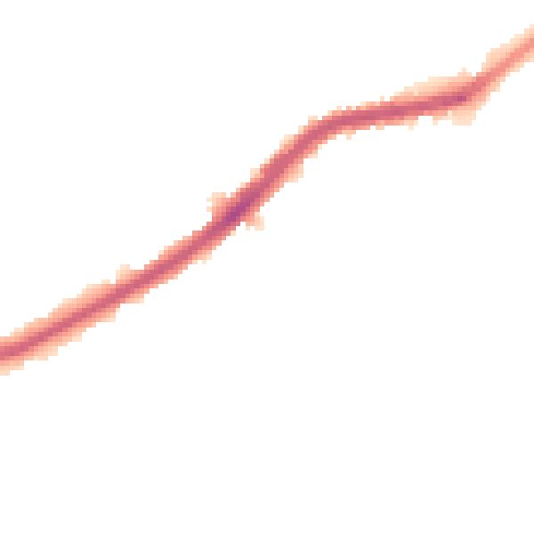 Night-time road noise heatmap for DN4 9EB