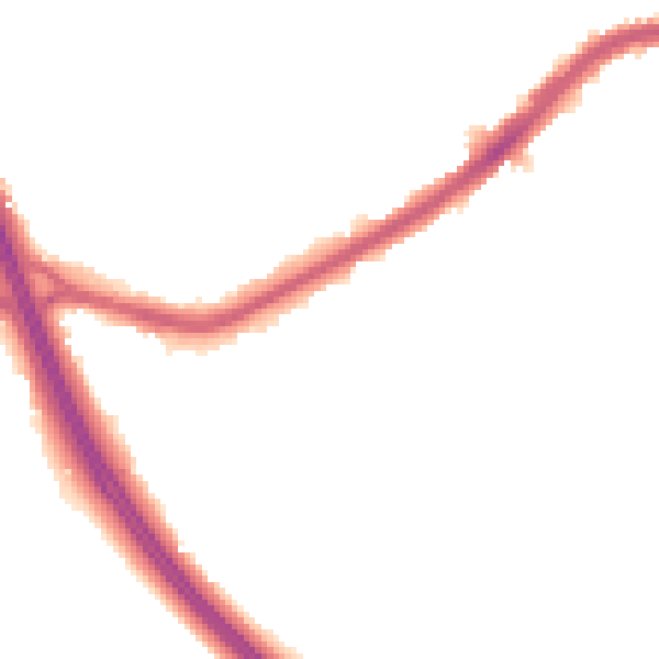 Night-time road noise heatmap for DN4 9JP