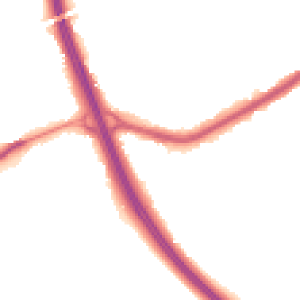 Night-time road noise heatmap for DN4 9JR