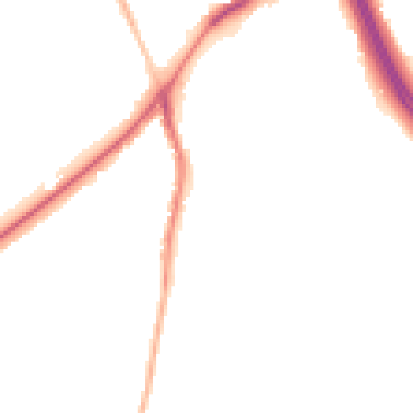 Night-time road noise heatmap for DN4 9LP