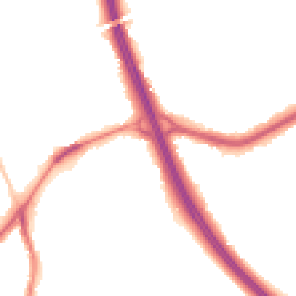 Night-time road noise heatmap for DN4 9NB