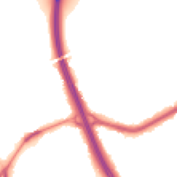 Night-time road noise heatmap for DN4 9NR