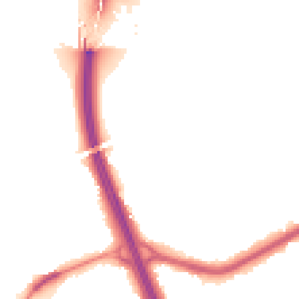 Night-time road noise heatmap for DN4 9NU