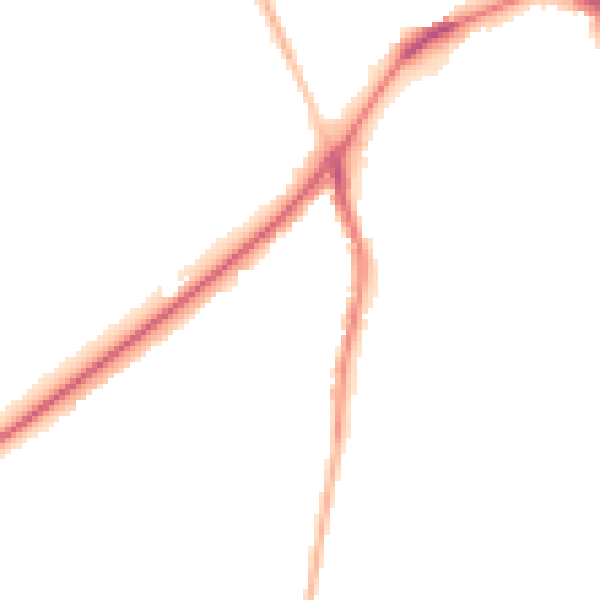 Night-time road noise heatmap for DN4 9QP