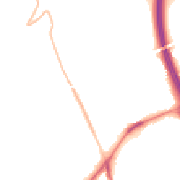 Night-time road noise heatmap for DN4 9RP