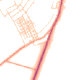 Daytime road noise heatmap for DN6 0AH