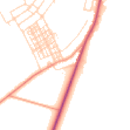 Daytime road noise heatmap for DN6 0AJ