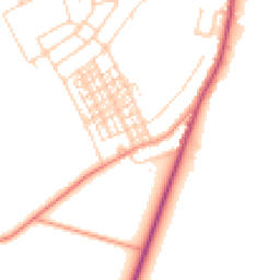 Daytime road noise heatmap for DN6 0AQ