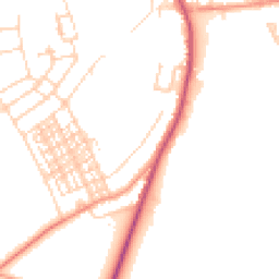Daytime road noise heatmap for DN6 0AW