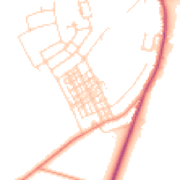 Daytime road noise heatmap for DN6 0AX