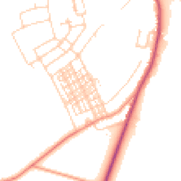 Daytime road noise heatmap for DN6 0AZ