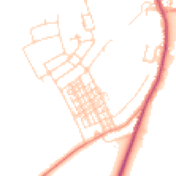 Daytime road noise heatmap for DN6 0BE