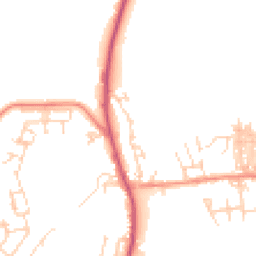 Daytime road noise heatmap for DN6 0BF