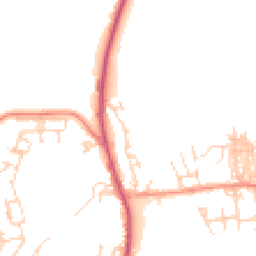Daytime road noise heatmap for DN6 0BL