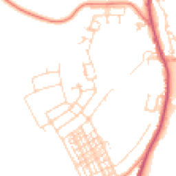 Daytime road noise heatmap for DN6 0BN