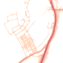 Daytime road noise heatmap for DN6 0BQ