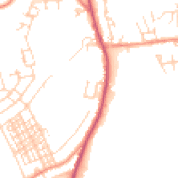 Daytime road noise heatmap for DN6 0BU