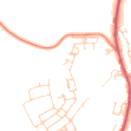 Daytime road noise heatmap for DN6 0DB