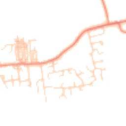 Daytime road noise heatmap for DN6 0DD