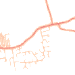 Daytime road noise heatmap for DN6 0DE