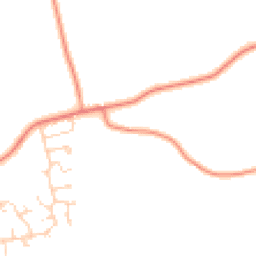 Daytime road noise heatmap for DN6 0DG